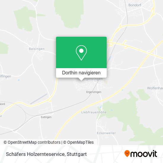 Schäfers Holzernteservice Karte