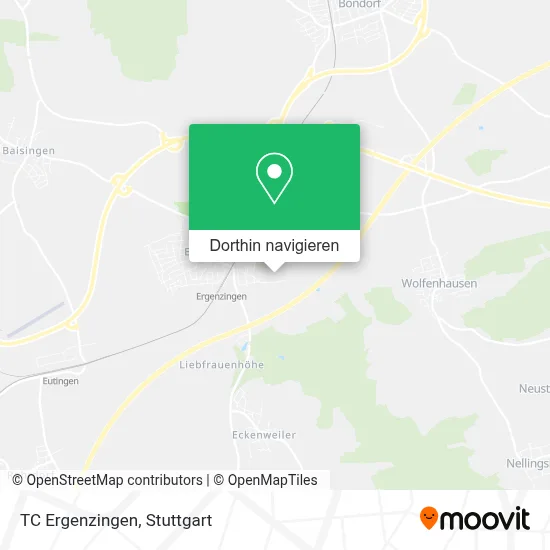 TC Ergenzingen Karte