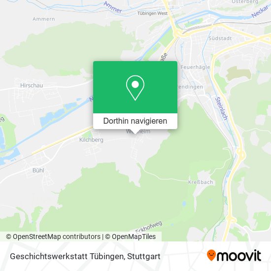 Geschichtswerkstatt Tübingen Karte