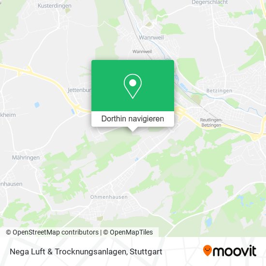 Nega Luft & Trocknungsanlagen Karte