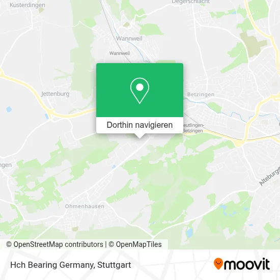 Hch Bearing Germany Karte