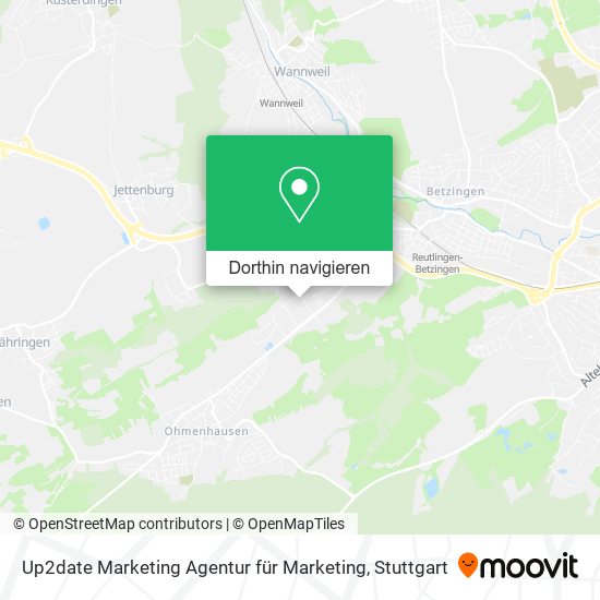Up2date Marketing Agentur für Marketing Karte