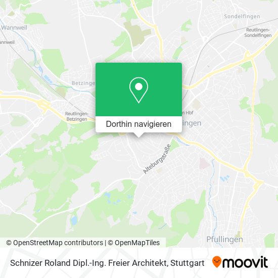 Schnizer Roland Dipl.-Ing. Freier Architekt Karte
