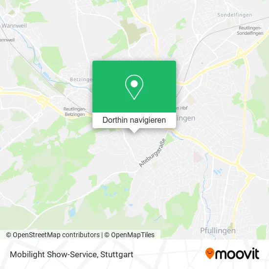 Mobilight Show-Service Karte