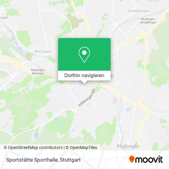 Sportstätte Sporthalle Karte