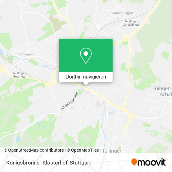 Königsbronner Klosterhof Karte
