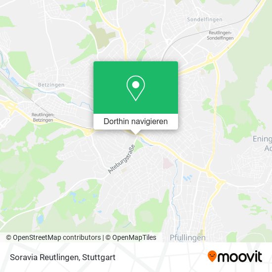 Soravia Reutlingen Karte