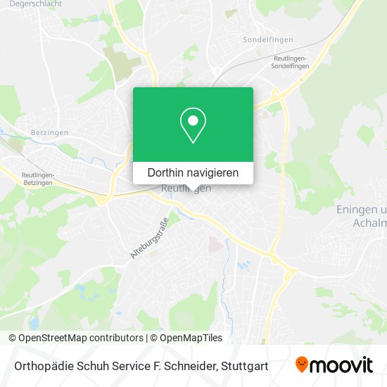Orthopädie Schuh Service F. Schneider Karte