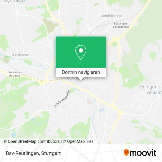 Bsv-Reutlingen Karte
