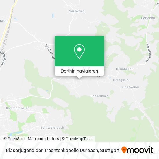 Bläserjugend der Trachtenkapelle Durbach Karte
