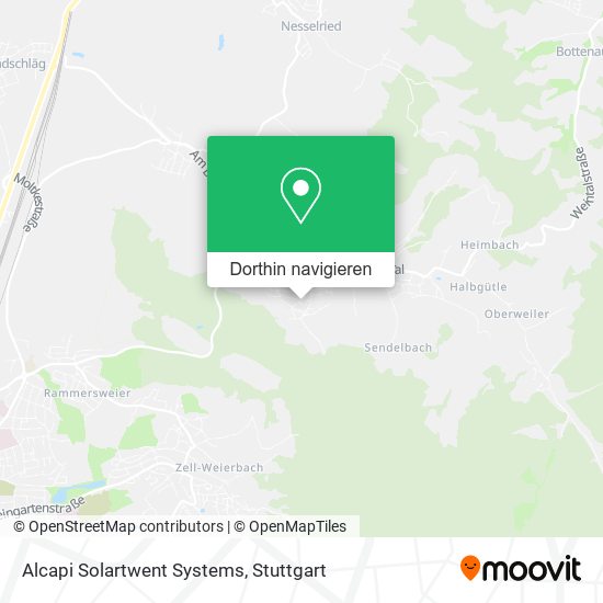 Alcapi Solartwent Systems Karte