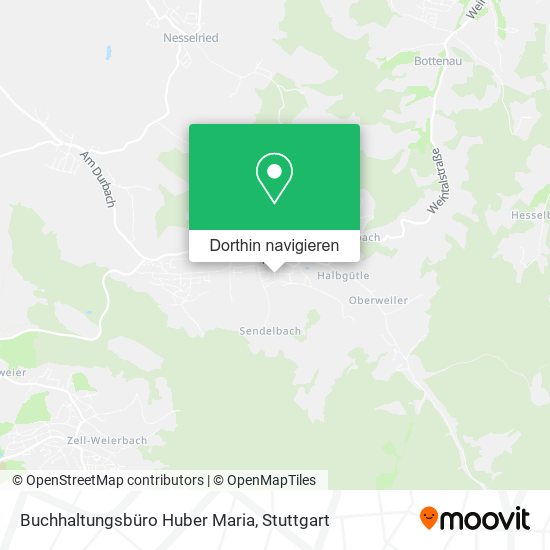 Buchhaltungsbüro Huber Maria Karte