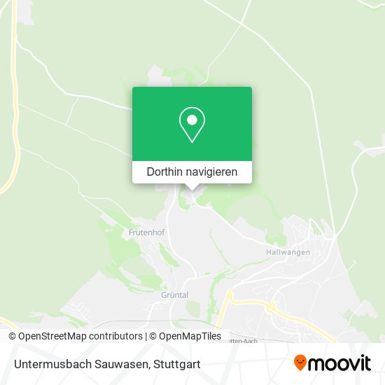 Untermusbach Sauwasen Karte