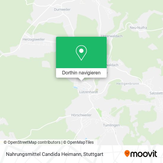 Nahrungsmittel Candida Heimann Karte