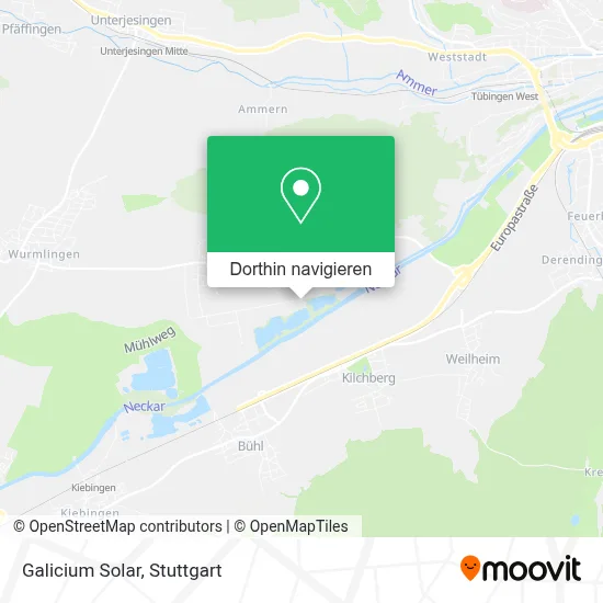 Galicium Solar Karte