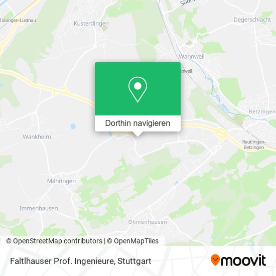 Faltlhauser Prof. Ingenieure Karte
