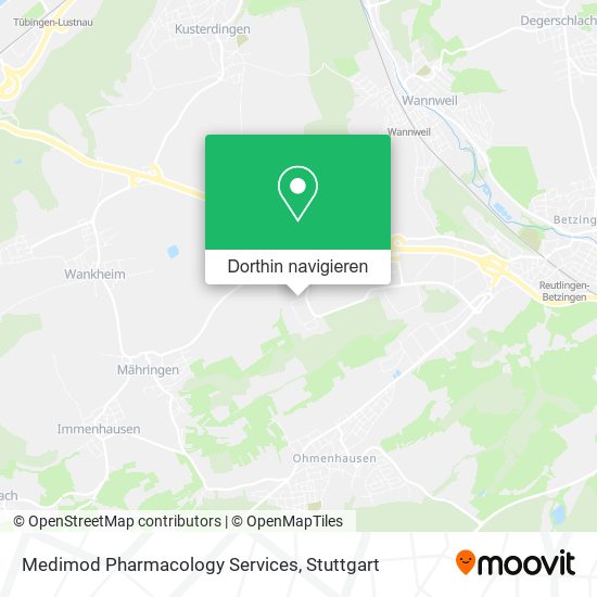 Medimod Pharmacology Services Karte