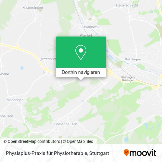 Physisplus-Praxis für Physiotherapie Karte