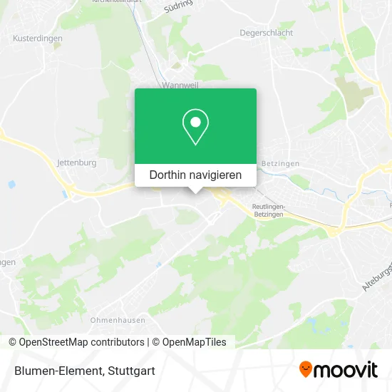 Blumen-Element Karte