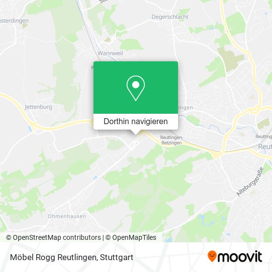 Möbel Rogg Reutlingen Karte