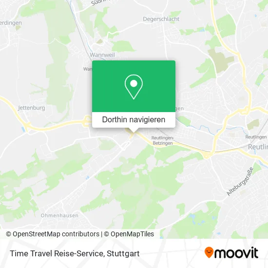 Time Travel Reise-Service Karte