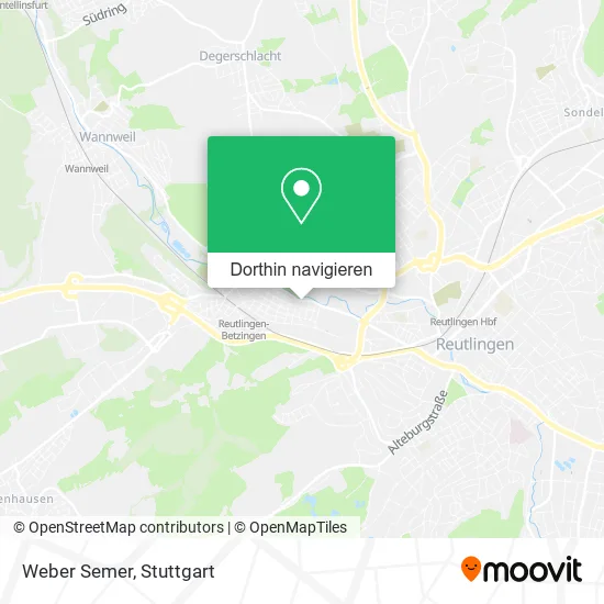 Weber Semer Karte