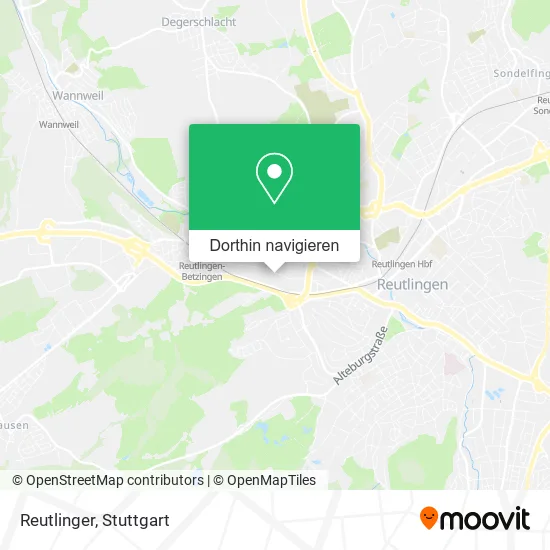 Reutlinger Karte