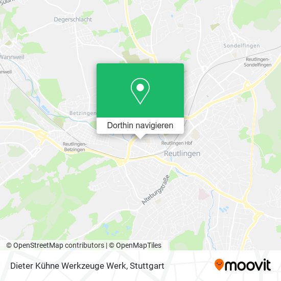 Dieter Kühne Werkzeuge Werk Karte