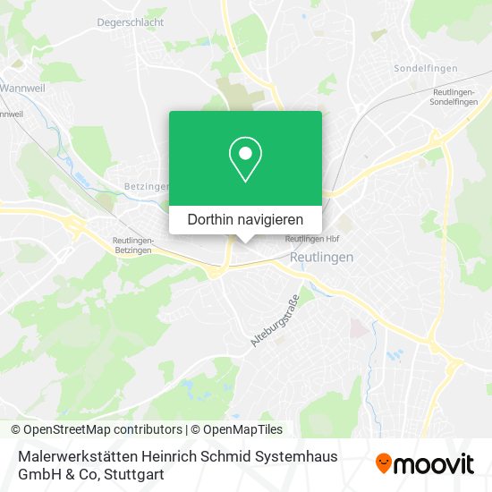 Malerwerkstätten Heinrich Schmid Systemhaus GmbH & Co Karte