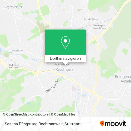 Sascha Pfingsttag Rechtsanwalt Karte