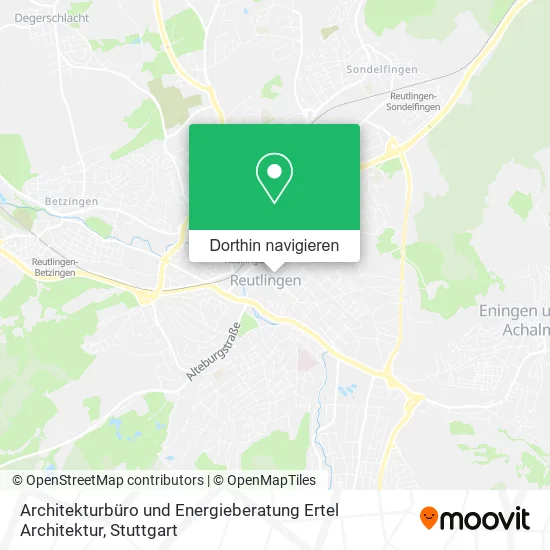 Architekturbüro und Energieberatung Ertel Architektur Karte