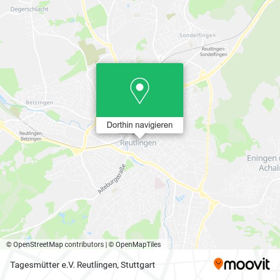 Tagesmütter e.V. Reutlingen Karte