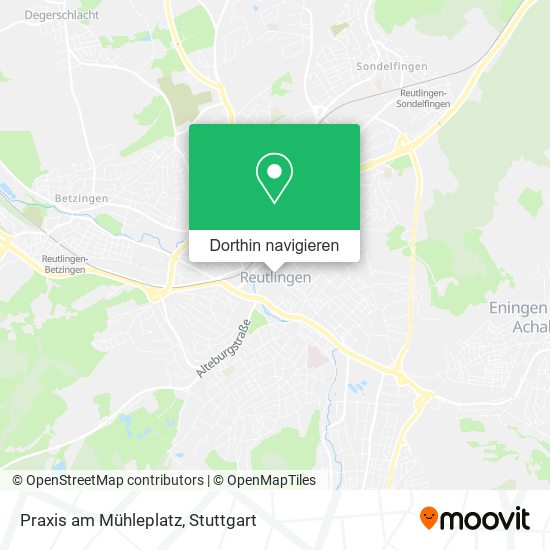 Praxis am Mühleplatz Karte