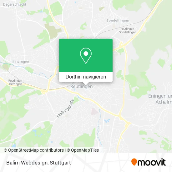 Balim Webdesign Karte