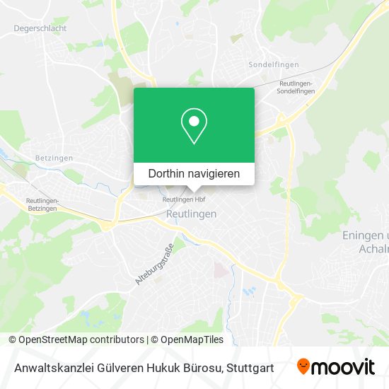 Anwaltskanzlei Gülveren Hukuk Bürosu Karte