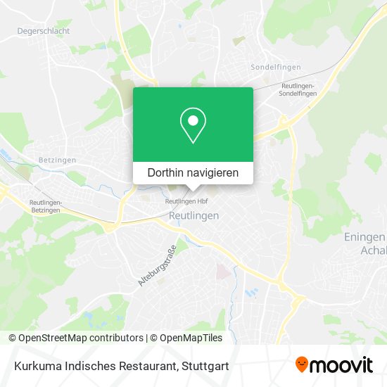 Kurkuma Indisches Restaurant Karte