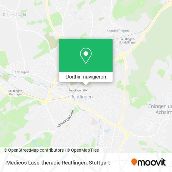 Medicos Lasertherapie Reutlingen Karte