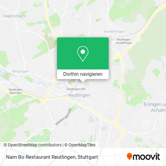 Nam Bo Restaurant Reutlingen Karte