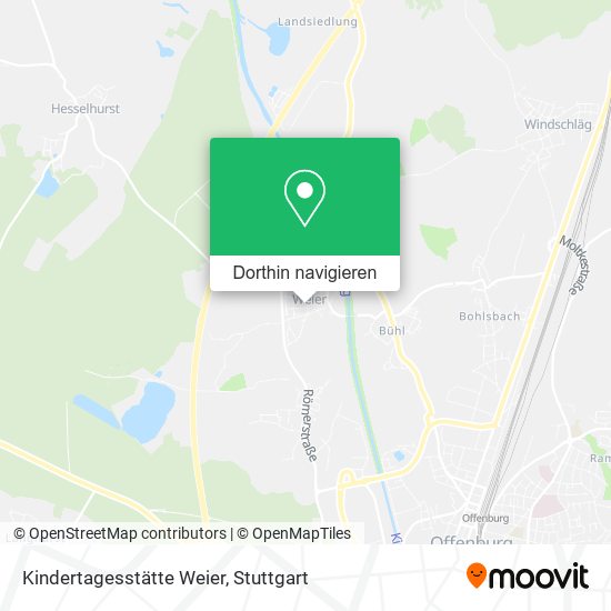 Kindertagesstätte Weier Karte