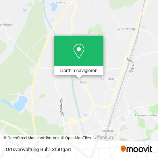 Ortsverwaltung Bühl Karte