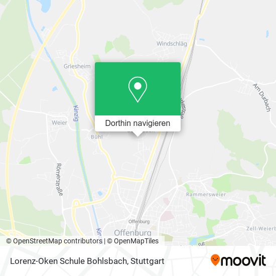 Lorenz-Oken Schule Bohlsbach Karte