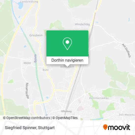 Siegfried Spinner Karte