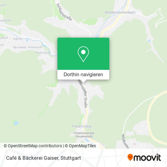 Café & Bäckerei Gaiser Karte