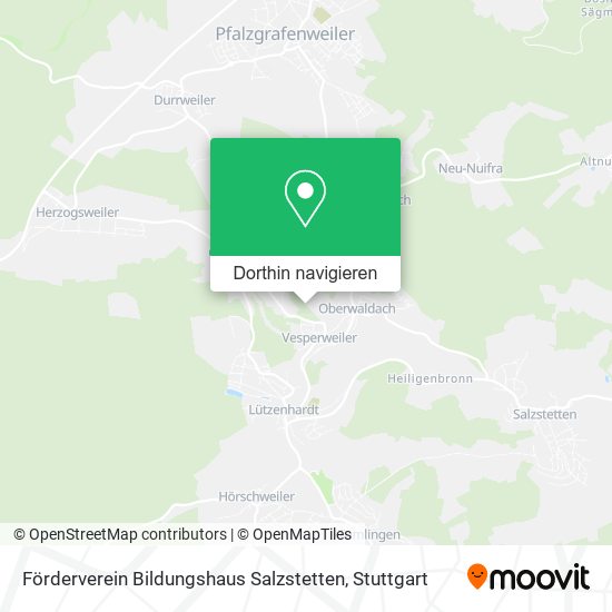 Förderverein Bildungshaus Salzstetten Karte