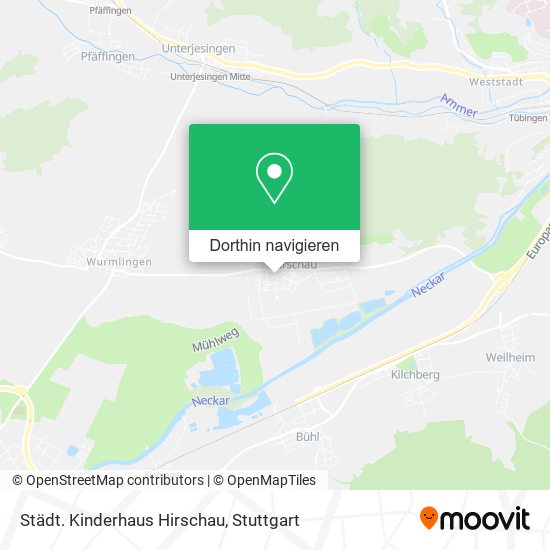 Städt. Kinderhaus Hirschau Karte