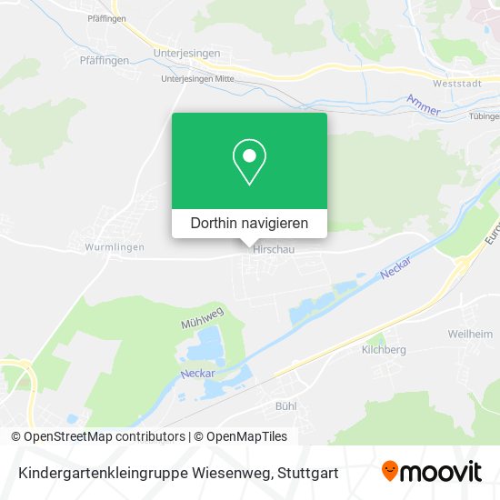 Kindergartenkleingruppe Wiesenweg Karte
