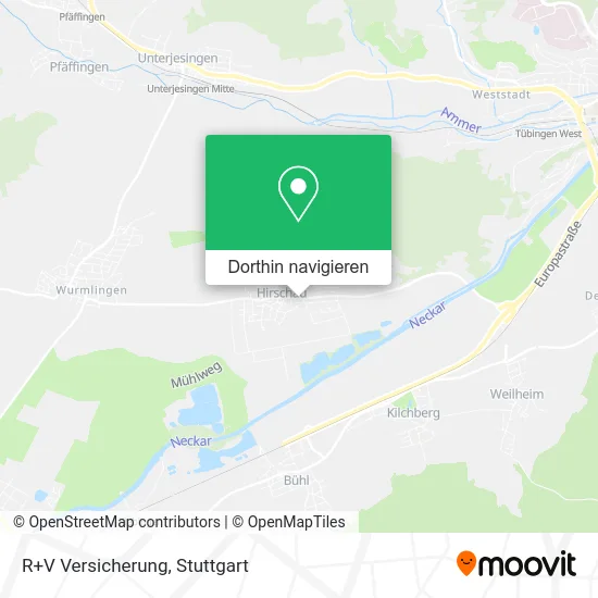 R+V Versicherung Karte