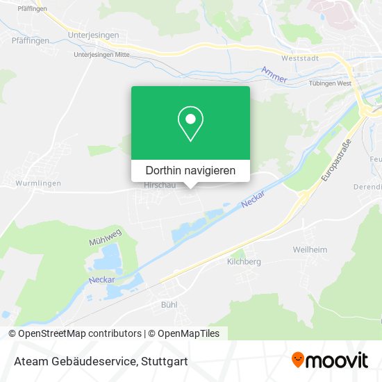 Ateam Gebäudeservice Karte