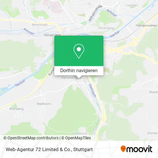 Web-Agentur 72 Limited & Co. Karte