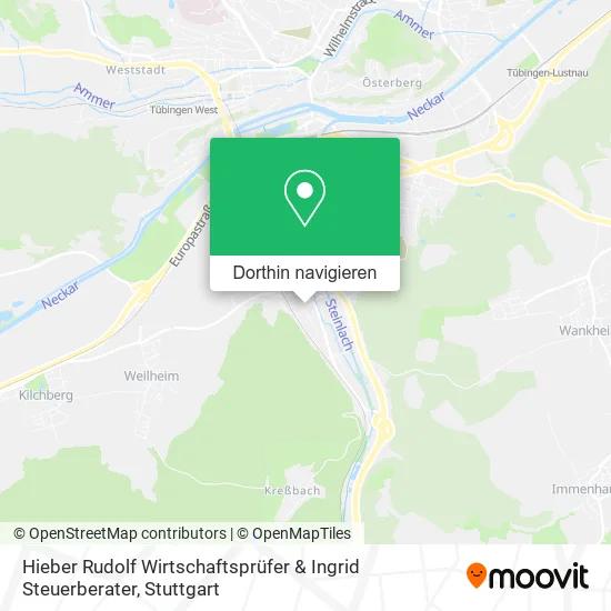 Hieber Rudolf Wirtschaftsprüfer & Ingrid Steuerberater Karte